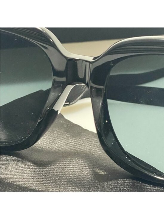 Gucci GG0142SAN 55MM Sunglasses Black